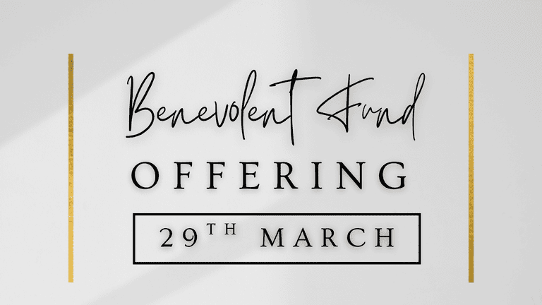 Banner Image for the Benevolent Fund Offering event at Caboolture Baptist Church