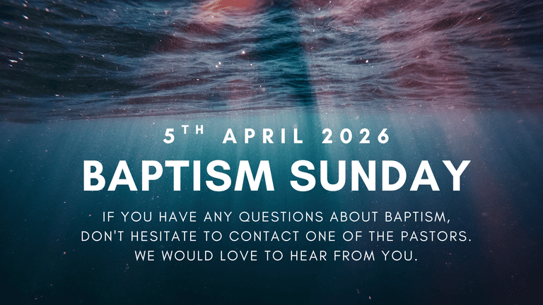 Banner Image for the Baptism Sunday event at Caboolture Baptist Church