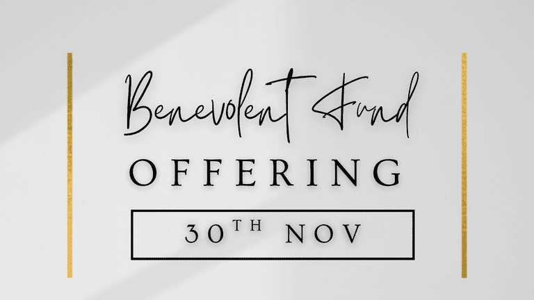 Banner Image for the Benevolent Fund Offering event at Caboolture Baptist Church