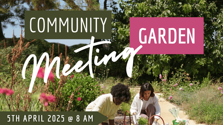 Banner for event 'Community Garden Meeting' at Caboolture Baptist Church