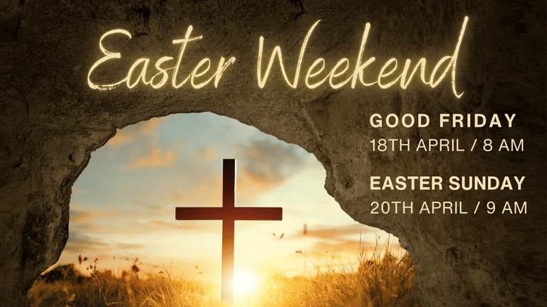 Banner for event 'Easter Weekend' at Caboolture Baptist Church