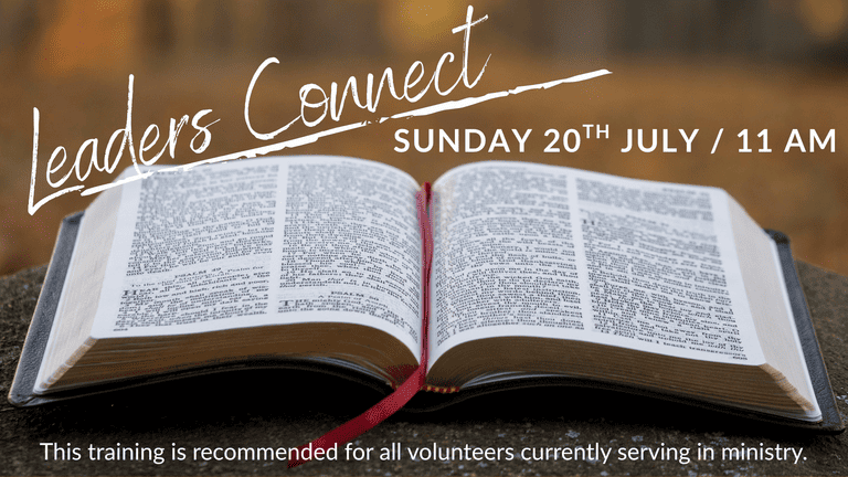 Banner Image for the Leaders Connect event at Caboolture Baptist Church