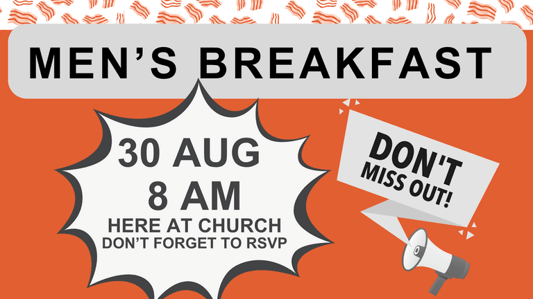 Banner Image for the Men's Breakfast event at Caboolture Baptist Church