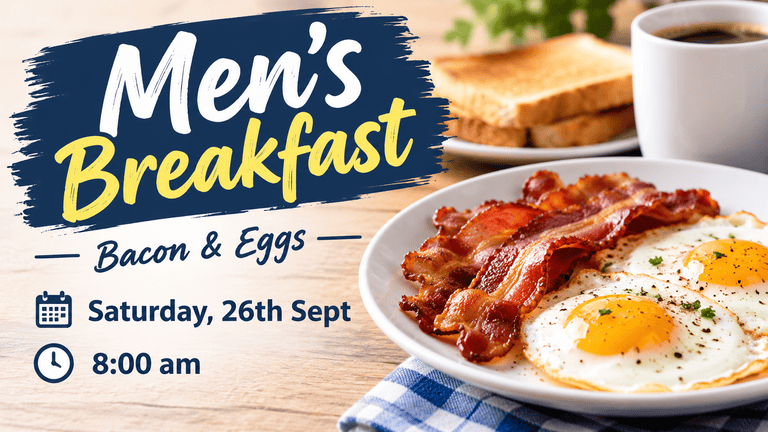 Banner Image for the Men's Breakfast event at Caboolture Baptist Church