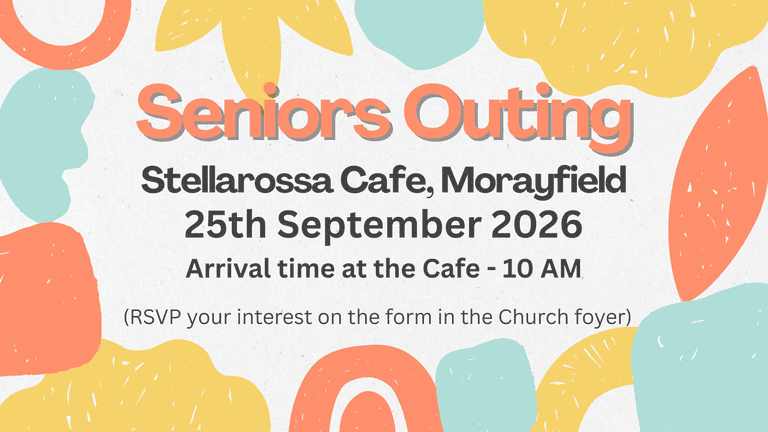 Banner Image for the Seniors Outing event at Caboolture Baptist Church