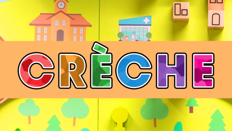 Banner for the 'Crèche' ministry at Caboolture Baptist Church
