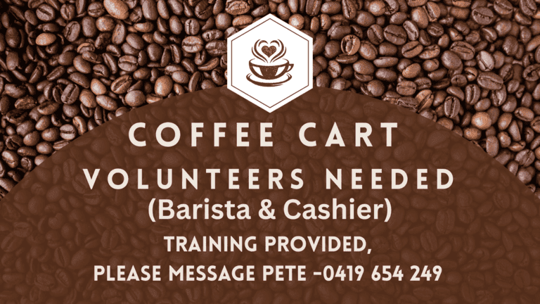 Banner Image for the Coffee Cart Volunteers Needed announcement at Caboolture Baptist Church