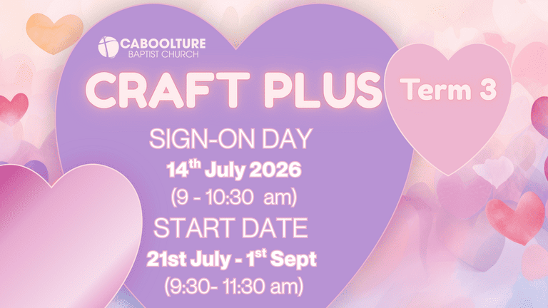 Banner Image for the Craft Plus ministry at Caboolture Baptist Church
